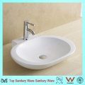 Ovs Sanitary Ware Bathroom Solid Surface Oval Wash Hand